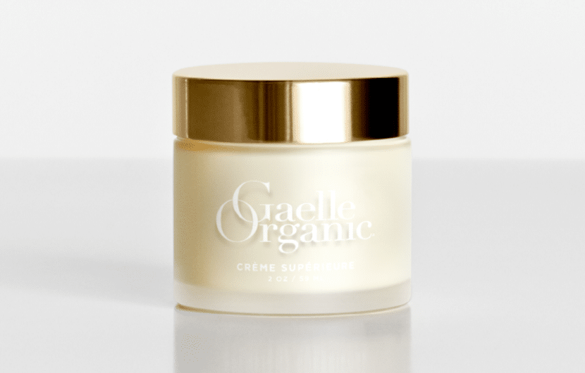 Crème visage Gaelle Organic, utilisée pour les soins ONA à l'institut de beauté à Alfortville pour un teint éclatant.