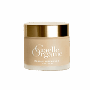 Masque visage Gaelle Organic, utilisé pour les soins ONA à l'institut de beauté Alfortville, France.